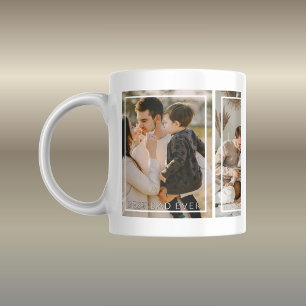 Benutzerdefiniertes Foto-Layout für Familienmoment Kaffeetasse