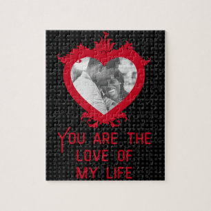 Benutzerdefiniertes Foto Liebe Valentinstag Puzzle