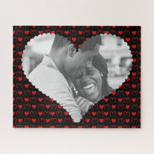 Benutzerdefiniertes Foto Liebe Valentinstag Puzzle