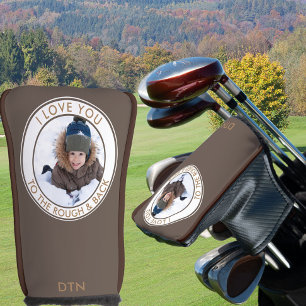 Benutzerdefiniertes Foto Liebt euch bis zum Rough Golf Headcover