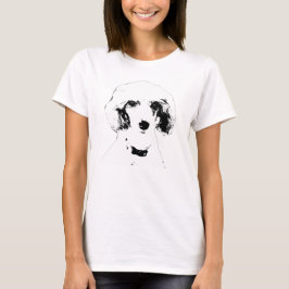 Benutzerdefiniertes Foto Maggie Poodle Grafik-T-Sh T-Shirt
