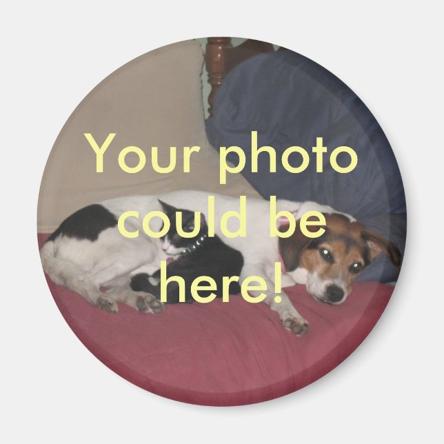 Benutzerdefiniertes Foto-Magnet Magnet (Vorne)