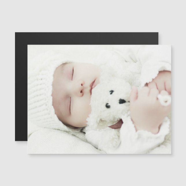 Benutzerdefiniertes Foto Magneteinladung (Vorne/Hinten)