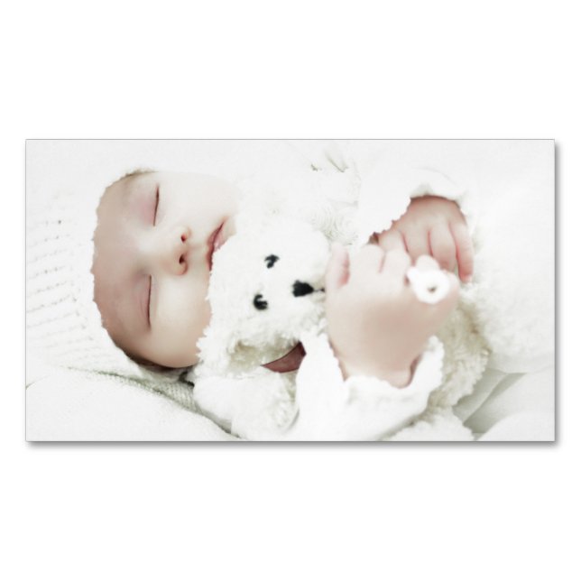 Benutzerdefiniertes Foto Magnetische Visitenkarte (Vorderseite)