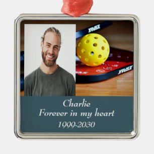 Benutzerdefiniertes Foto Memorial Keepake für imme Ornament Aus Metall