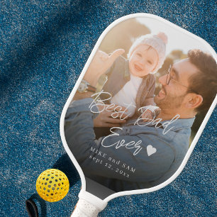 Benutzerdefiniertes Foto mit dem besten Namen eine Pickleball Schläger