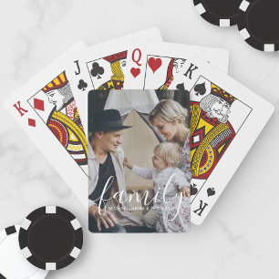 Benutzerdefiniertes Foto mit individuelle Name Spielkarten