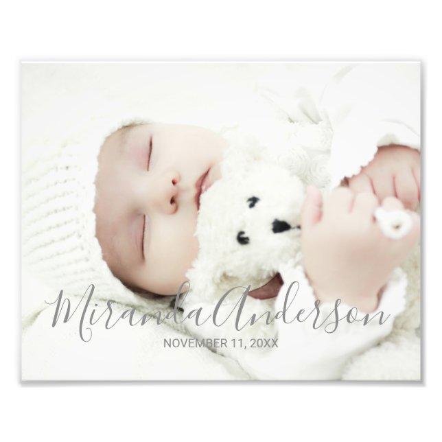 Benutzerdefiniertes Foto mit Individuelle Name und (Vorne)