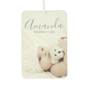 Benutzerdefiniertes Foto mit Individuelle Name und Autolufterfrischer