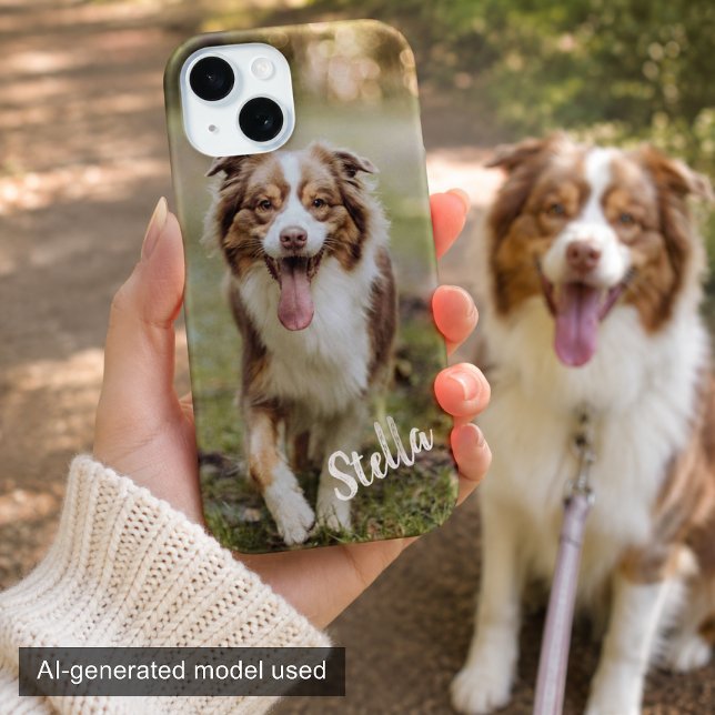 Benutzerdefiniertes Foto mit Personalisiertem Name Case-Mate iPhone Hülle (Von Creator hochgeladen)