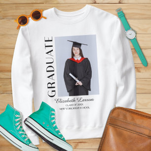 Benutzerdefiniertes Foto Moderne Elegante Abschlus Sweatshirt