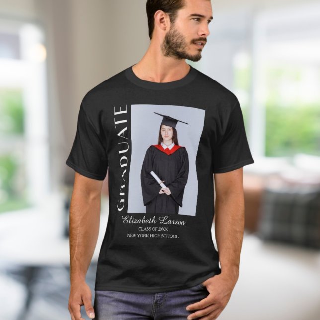 Benutzerdefiniertes Foto Modernes Elegantes Oberes T-Shirt (Von Creator hochgeladen)