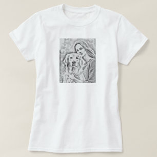 Benutzerdefiniertes Foto Modernes Mama Muttertags- T-Shirt