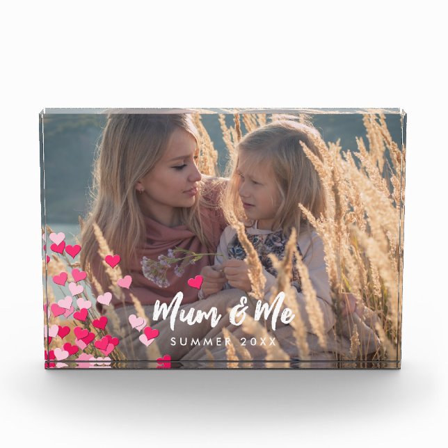 Benutzerdefiniertes Foto Modernes Schreiben gedeck (Vorderseite)