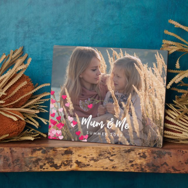 Benutzerdefiniertes Foto Modernes Schreiben gedeck Fotoplatte (Seite)