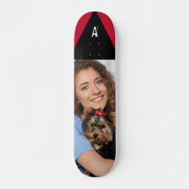Benutzerdefiniertes Foto Monogram personalisieren Skateboard