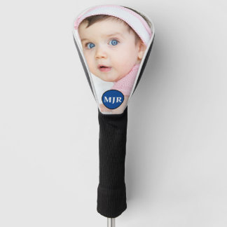 Benutzerdefiniertes Foto| Monogramm Personalisiert Golf Headcover