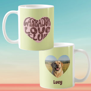 Benutzerdefiniertes Foto & Name Labrador Love Club Kaffeetasse