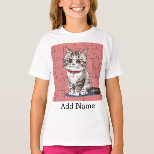 Benutzerdefiniertes Foto Name Text Personalisiert T-Shirt