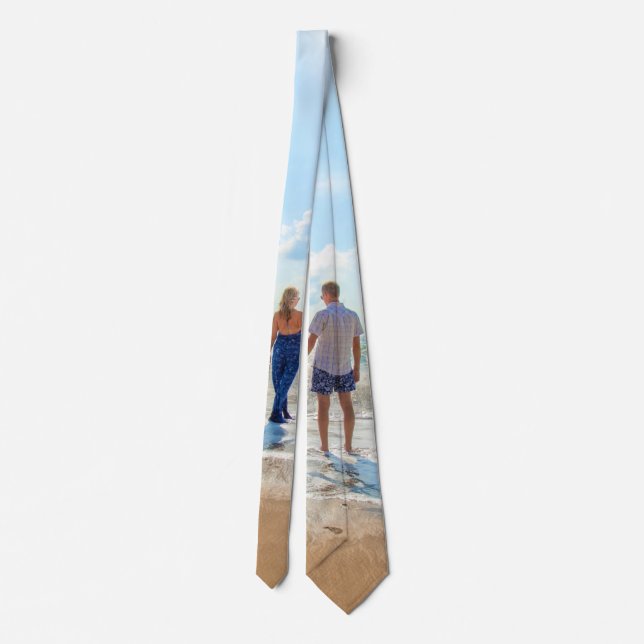 Benutzerdefiniertes Foto Neck Tie mit Ihren Liebli Krawatte (Rückseite)