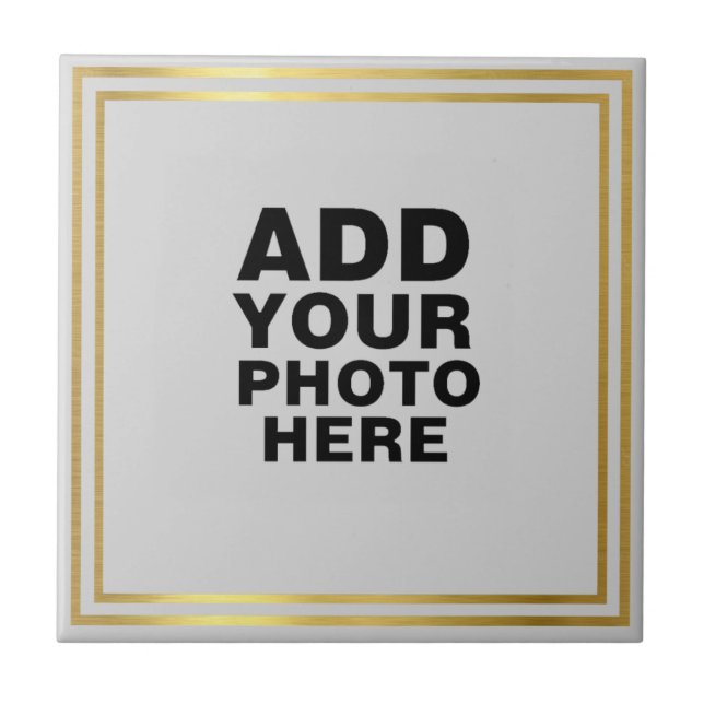 Benutzerdefiniertes Foto oder Artwork-Keeper Fliese (Vorderseite)