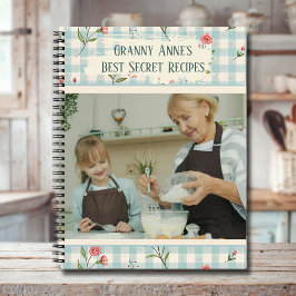 Benutzerdefiniertes Foto Oma & Familienrezept Ande Notizbuch