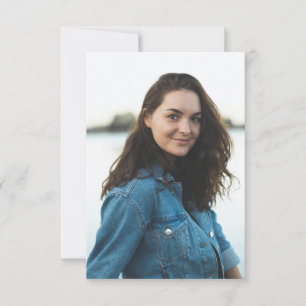 Benutzerdefiniertes Foto Personalisiert Dankeskarte