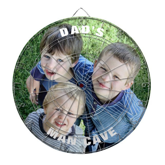 Benutzerdefiniertes Foto Personalisiert-Dart-Mainb Dartscheibe (vorne)