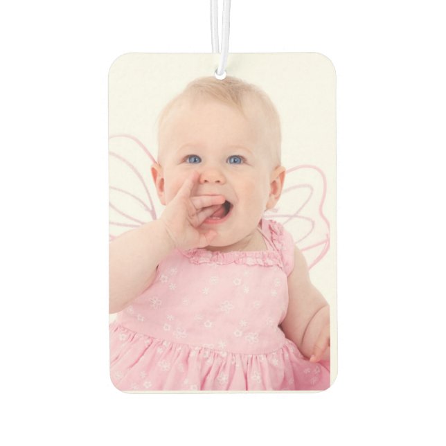 Benutzerdefiniertes Foto Personalisiert Einmalige  Autolufterfrischer (Rückseite)