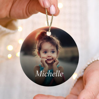 Benutzerdefiniertes Foto Personalisiert erstellen Keramik Ornament