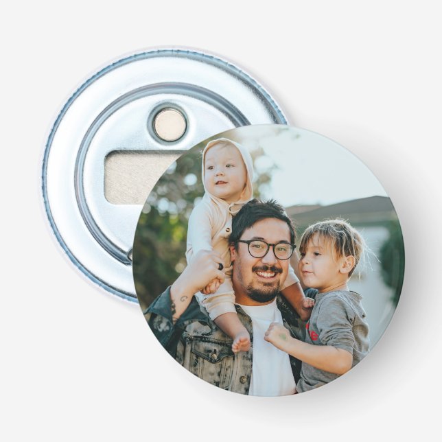 Benutzerdefiniertes Foto Personalisiert Flaschenöffner (Vorderseite)