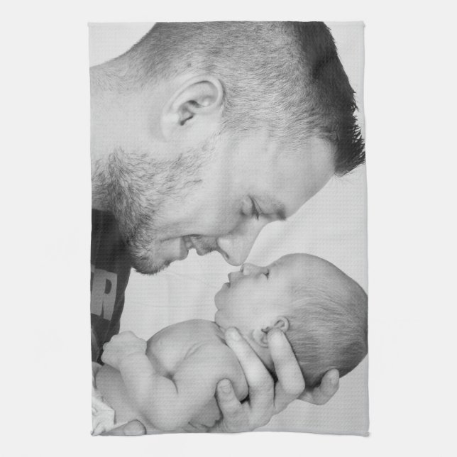 Benutzerdefiniertes Foto Personalisiert Geschirrtuch (Vertikal)