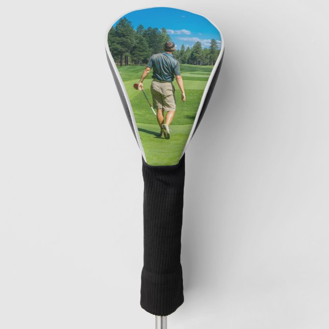 Benutzerdefiniertes Foto Personalisiert Golf Headcover (Vorderseite)