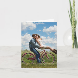 Benutzerdefiniertes Foto personalisiert Karte