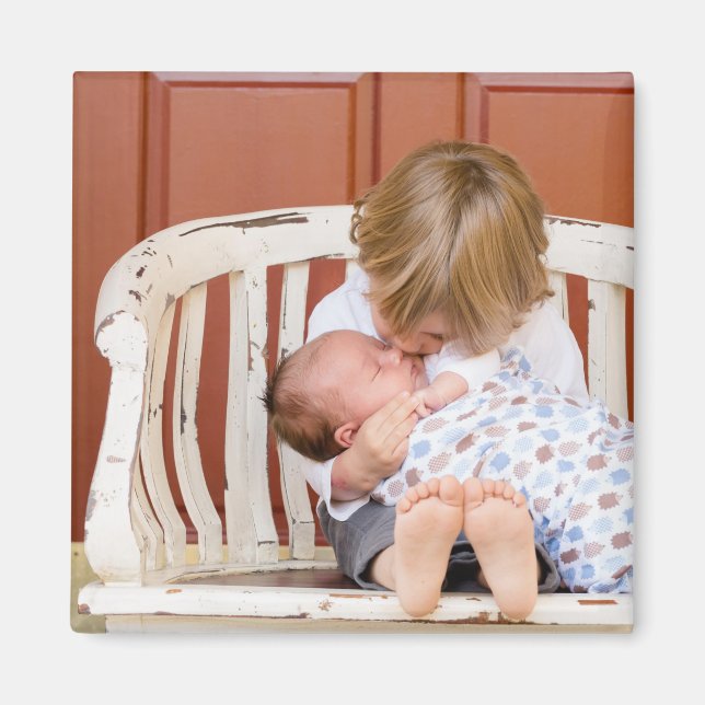 Benutzerdefiniertes Foto Personalisiert Magnet (Vorne)