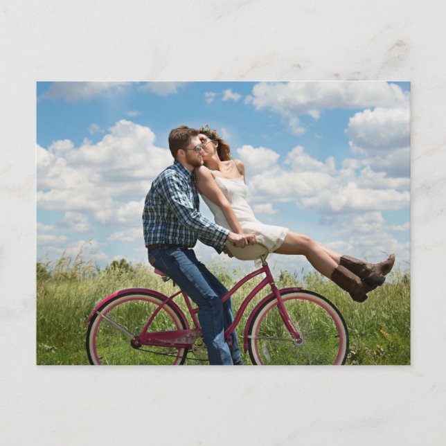 Benutzerdefiniertes Foto personalisiert   Postkarte (Vorderseite)