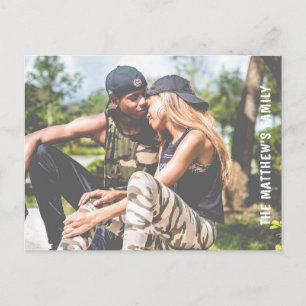 Benutzerdefiniertes Foto personalisiert Postkarte