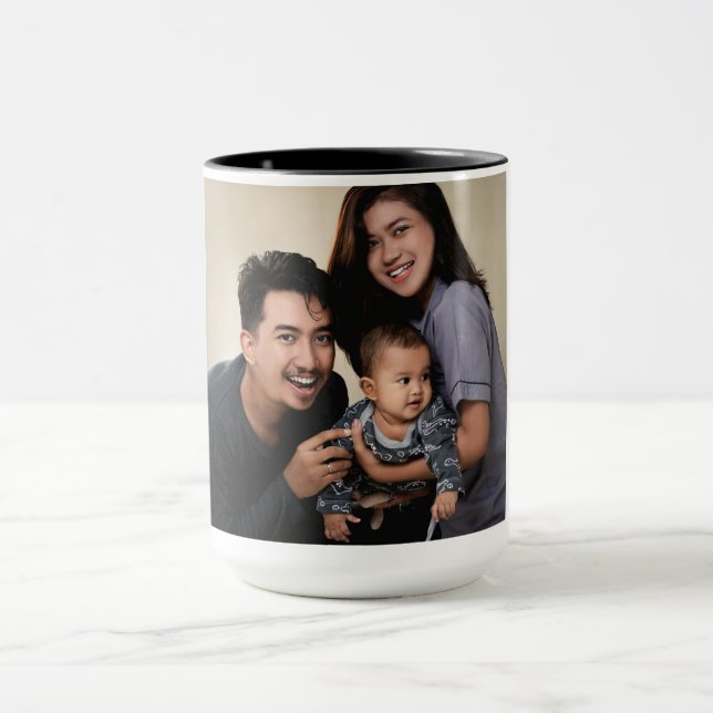 Benutzerdefiniertes Foto personalisiert Tasse (Zentrum)