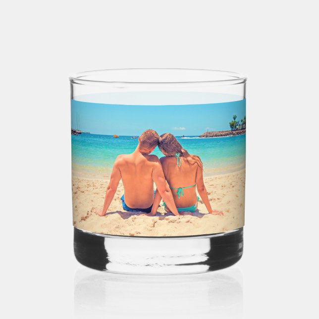 Benutzerdefiniertes Foto Personalisiert Whiskyglas (Vorderseite)