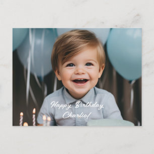 Benutzerdefiniertes Foto personalisierte Familie S Feiertagspostkarte
