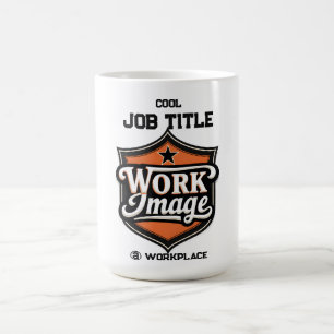 Benutzerdefiniertes Foto Personalisierter Jobtitel Kaffeetasse