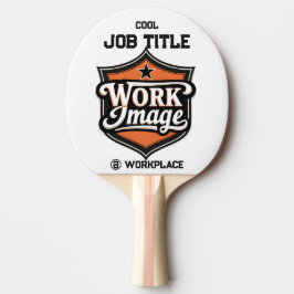 Benutzerdefiniertes Foto Personalisierter Jobtitel Tischtennis Schläger