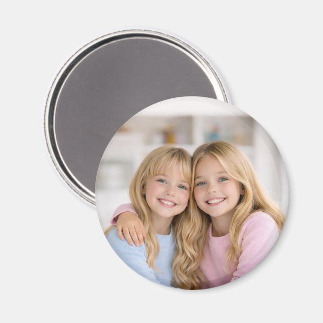 Benutzerdefiniertes Foto Personalisierter Kühlschr Magnet (Vorderseite/Rückseite)