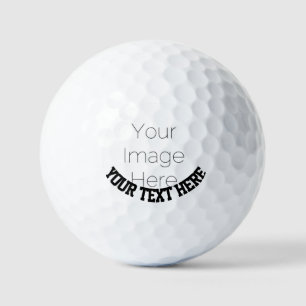 Benutzerdefiniertes Foto – Personalisierter Text Golfball