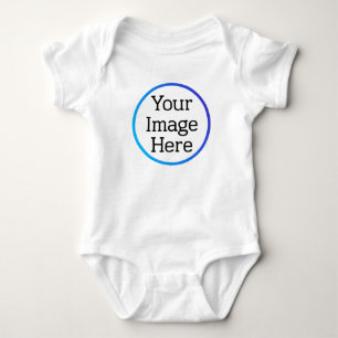 Benutzerdefiniertes Foto Personalisiertes Baby-Bod Baby Strampler