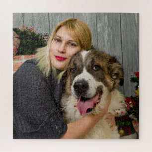 Benutzerdefiniertes Foto Personalisiertes Doppelbi Puzzle