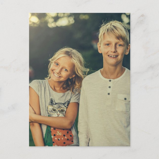 Benutzerdefiniertes Foto Postkarte (Vorderseite)