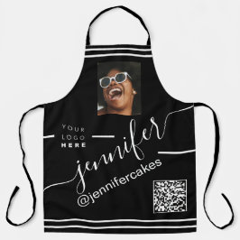 Benutzerdefiniertes Foto QR Menü CODE Restaurant Schürze