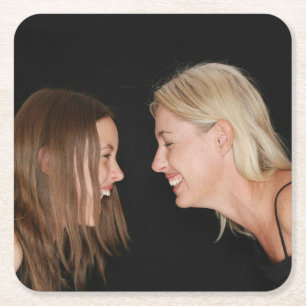 Benutzerdefiniertes Foto Rechteckiger Pappuntersetzer