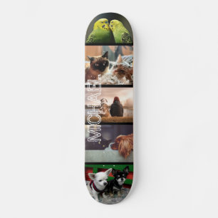 Benutzerdefiniertes Foto sammelt Ihren Namen  5 sc Skateboard